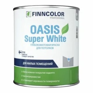 Краска OASIS SUPER WHITE белая гл/мат 3л