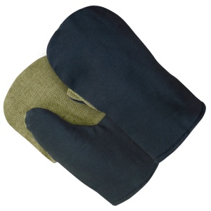 Рукавицы утепленные крашенные с брезент.наладон.