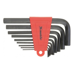 Набор ключей имбусовых 1,5-10мм GrV 9шт Matrix 11226