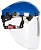 Щиток защитный лицевой СИБИН с экраном из поликарбоната,храповый механизм/11086