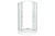 Комплект КС29 стекол Стандарт А/В,90*90,1/4круга,низк/сред,подд,Аква,Мозаика,Белый