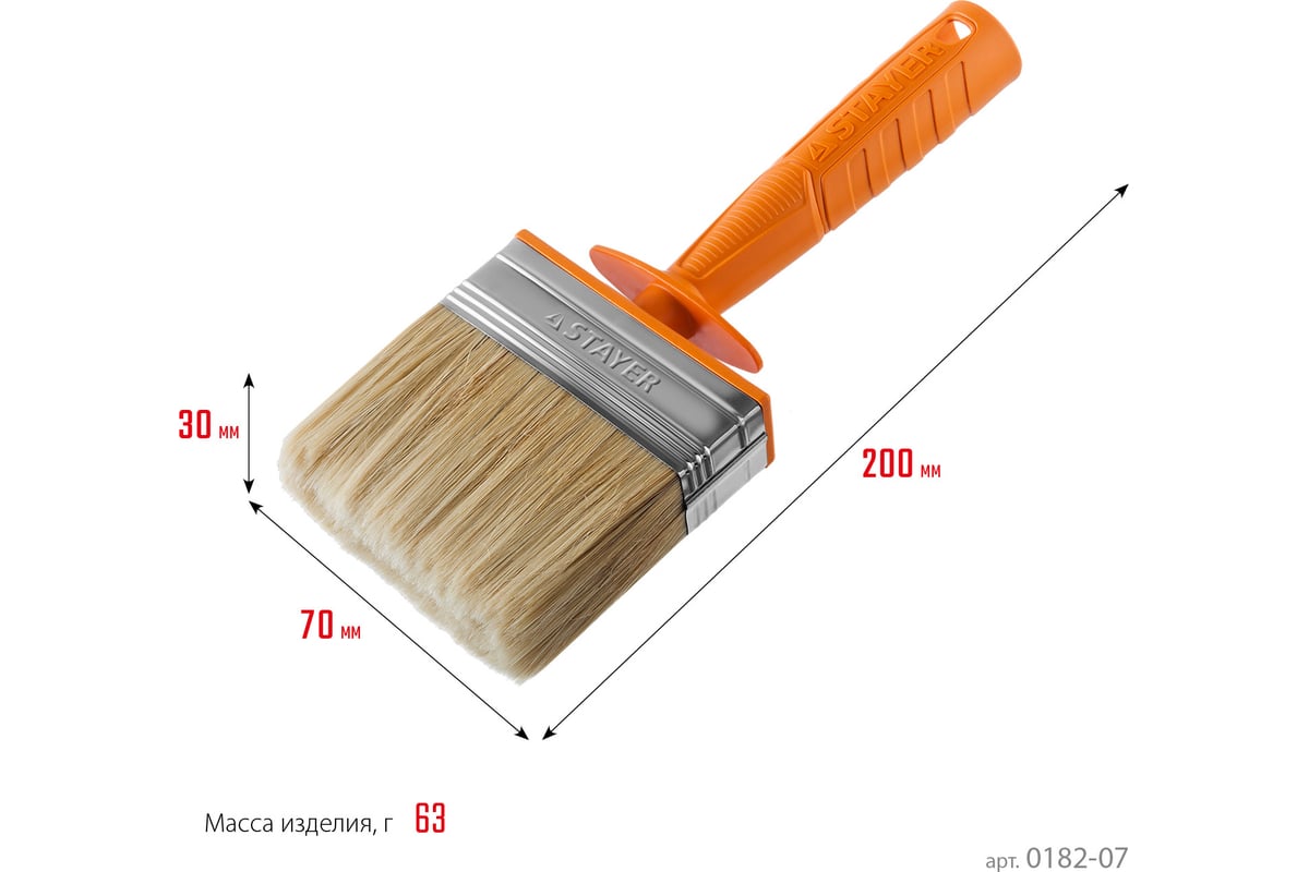Кисть макловица UNIVERSAL,30х70мм №0182-07