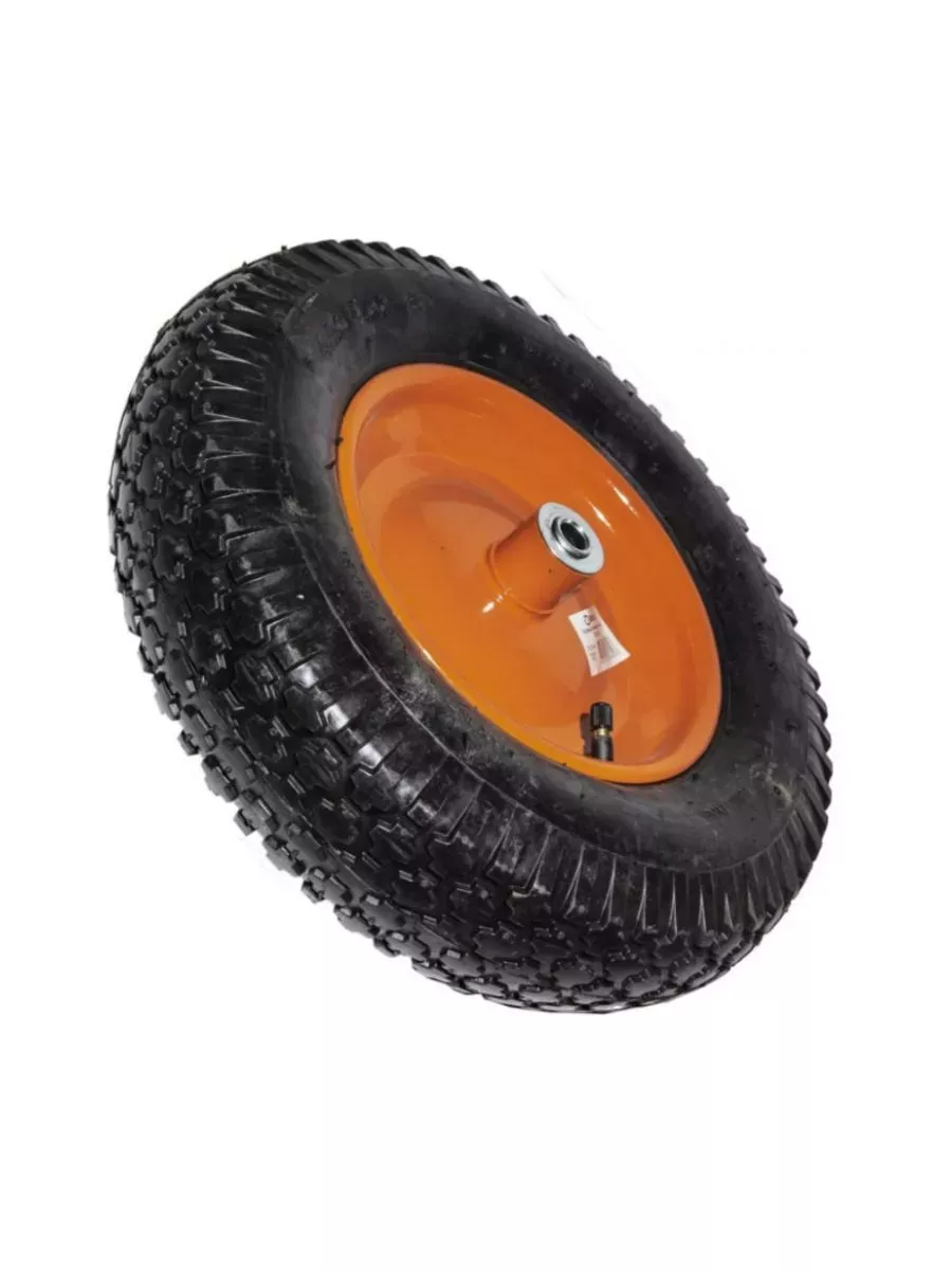 Колесо пневматическое КТ-380-16(380мм д,16мм,для тачек 90-1,110-1)/73/7/4/9
