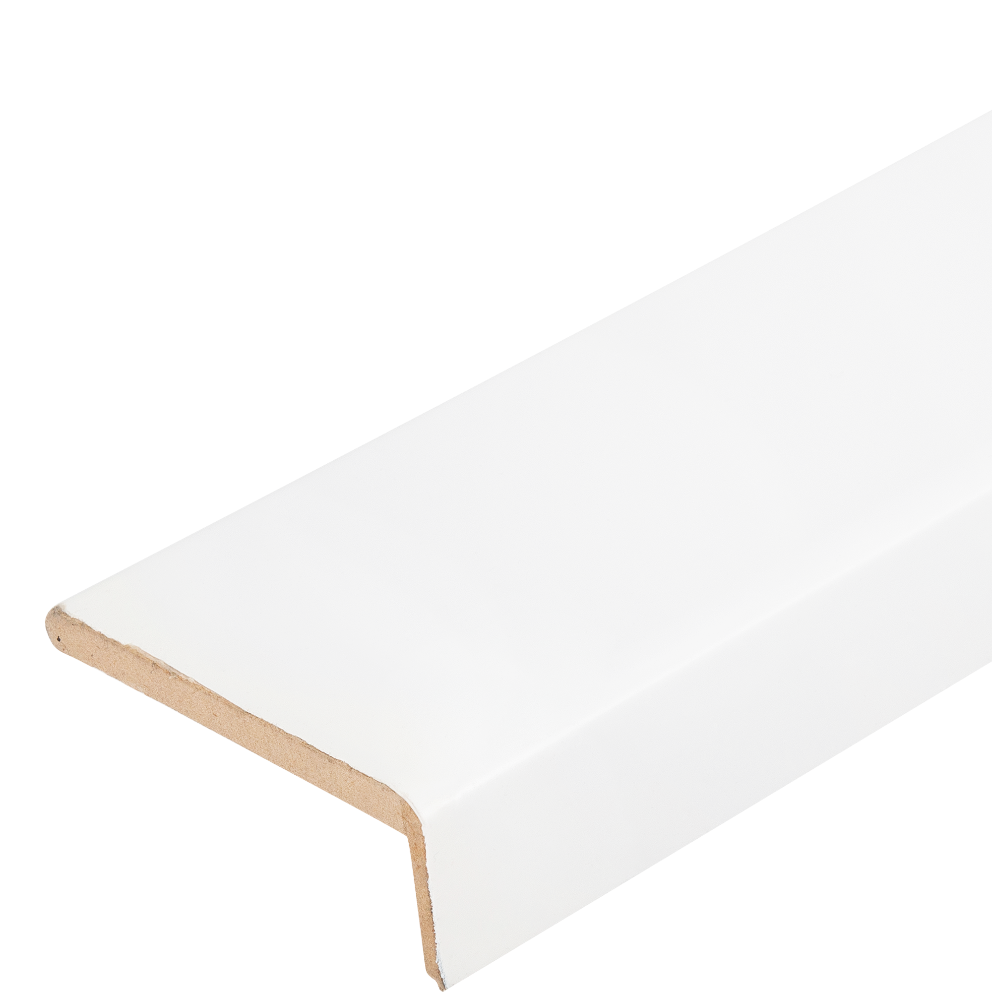 Наличник ПВХ Телескоп плоский 8*70*2150 Софт тач-white/35803