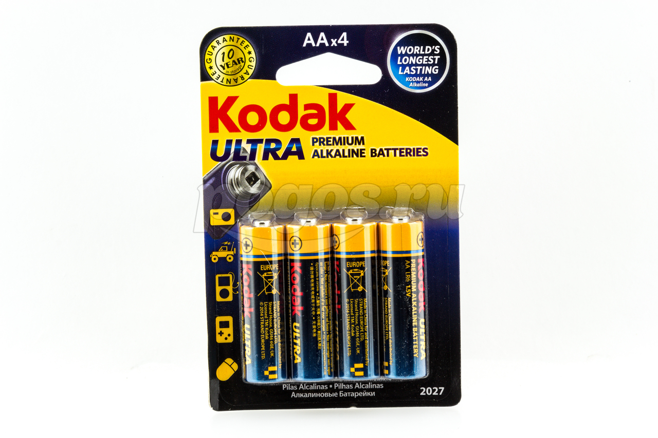 Батарейка Kodak LR6-4BL ULTRA /KAA-4UD/9512