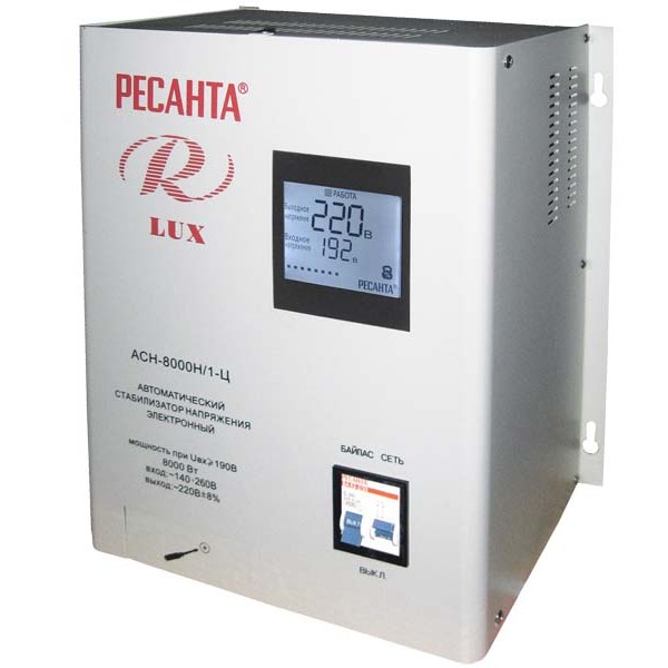 Стабилизатор 8000/1 АСН Ц Ресанта LUX