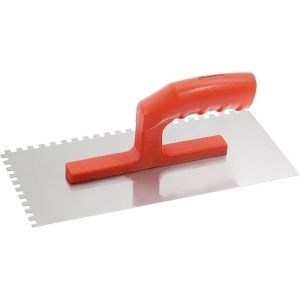 Гладилка стальная 280х130 зуб 6х6мм Matrix 86775