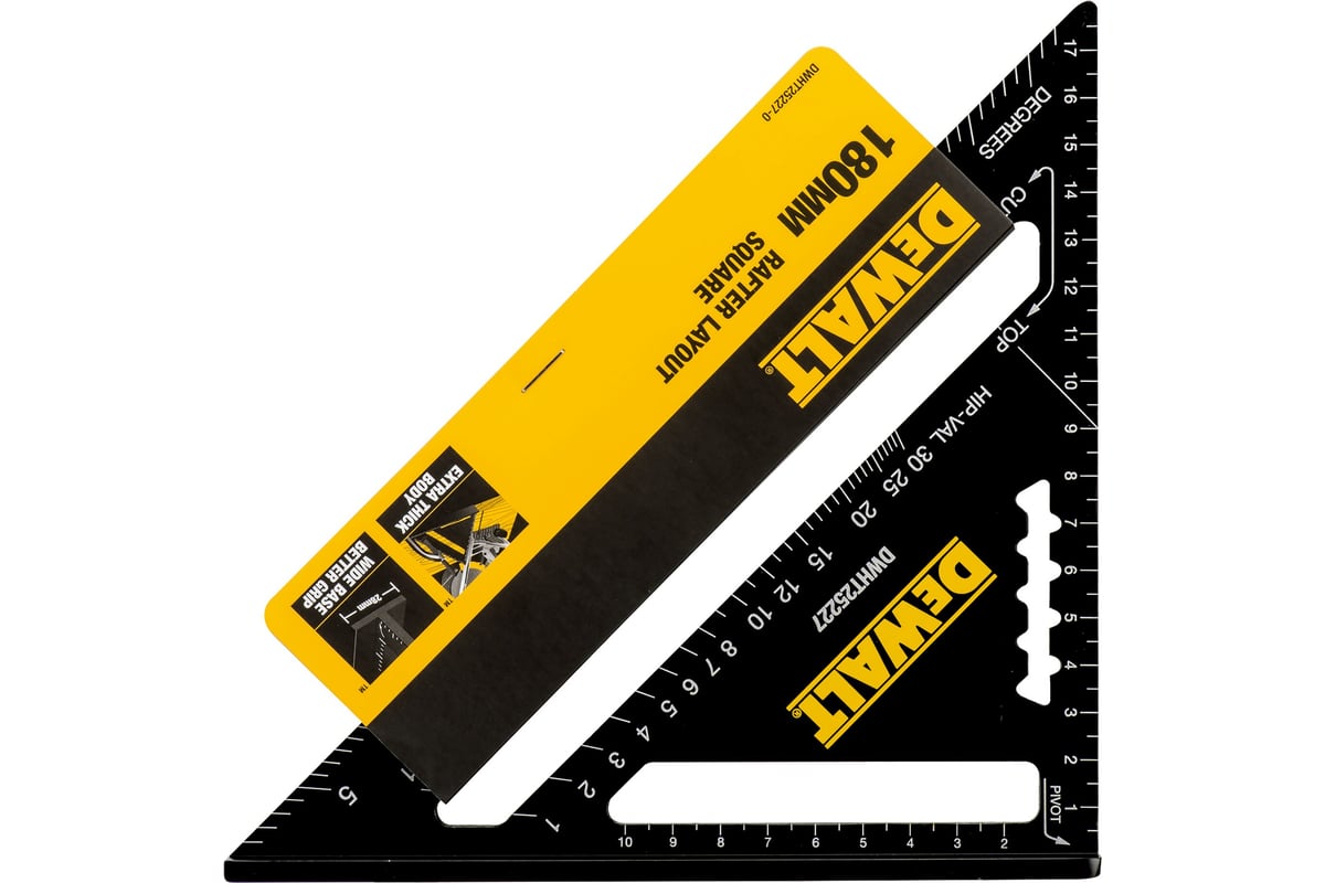 Угольник кровельный, DEWALT,DWHT25227-0 18 см