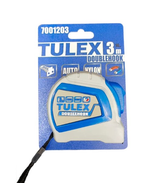 Рулетка TULEX автофиксация,3м*16мм/7001203