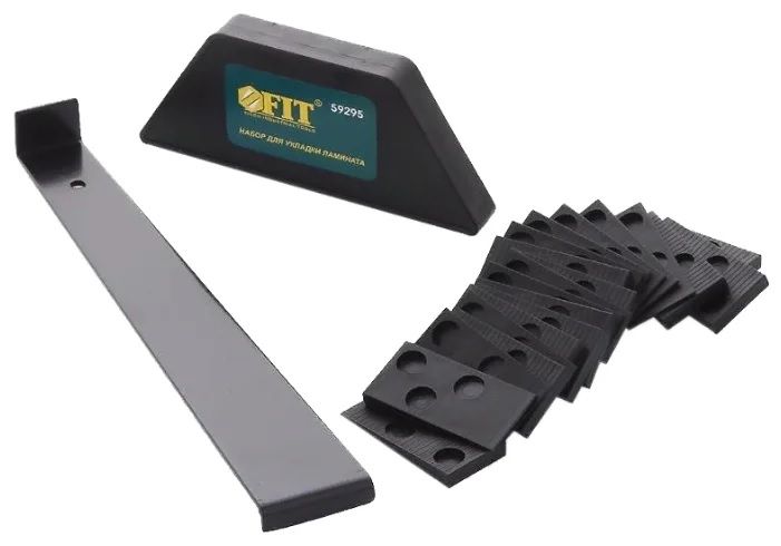 Набор для укладки ламината(скоба,брусок,клинья распорные)/59295