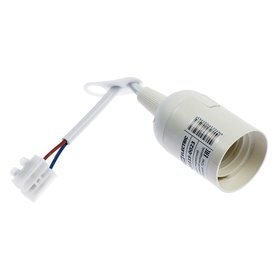 Патрон TDM Е27 подвесной термопластик бел клем колодкой ID 1901