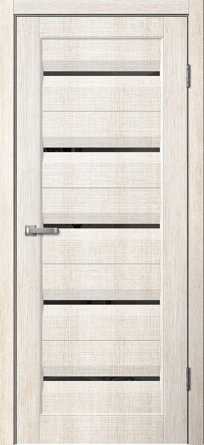 Дверь S02 ЧЕРНЫЙ ПЛАСТИК 700*2000 бьянко