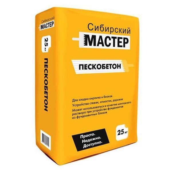 Пескобетон Сибирский Мастер (30кг)(48)