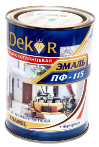 Эмаль ПФ-115 DEKOR вишня 2,6кг Кубань