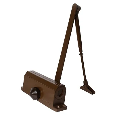 Доводчик дверной HG DC6123065BW 40-65кг,коричневый