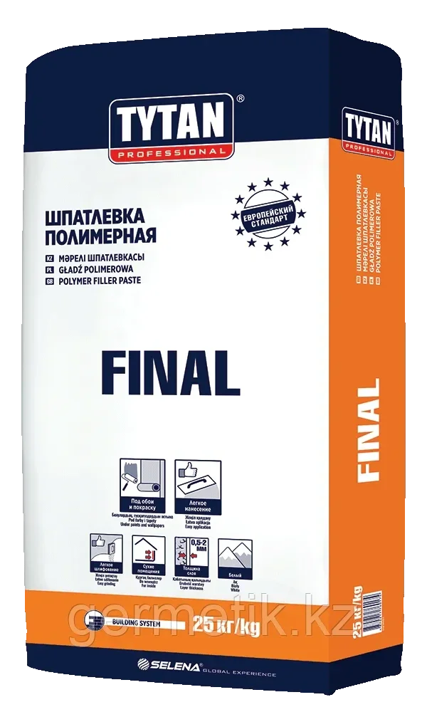 Шпаклевка полимерная Tytan FINAL финишная