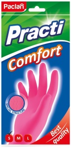Перчатки Paclan Comfort розовые S