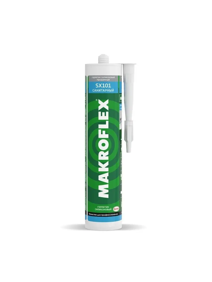 Герметик Makroflex SX 101 санитарный белый 300мл/2634187
