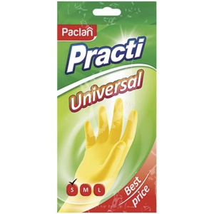 Перчатки Paclan Universal желтые S