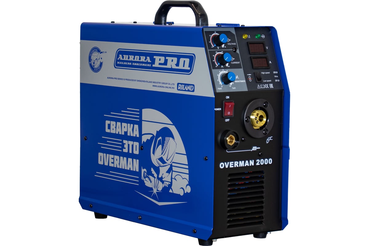 Сварочный полуавтомат OVERMAN 2000 инверторный Aurora-Pro