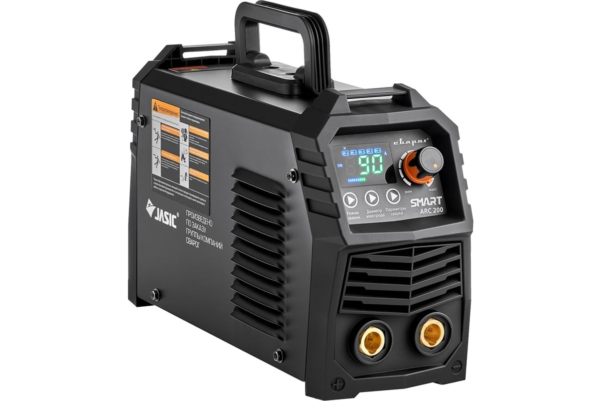 Сварочный аппарат инвертор ARC 200 "REAL SMART"(Z28303) Black (маска+краги)