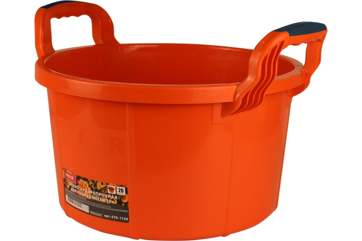 Емкость DECOR ударопрочная для ССС 30л/670-1130