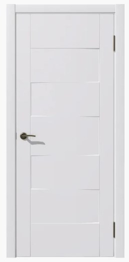 Дверь глухая Пион Белое 700мм