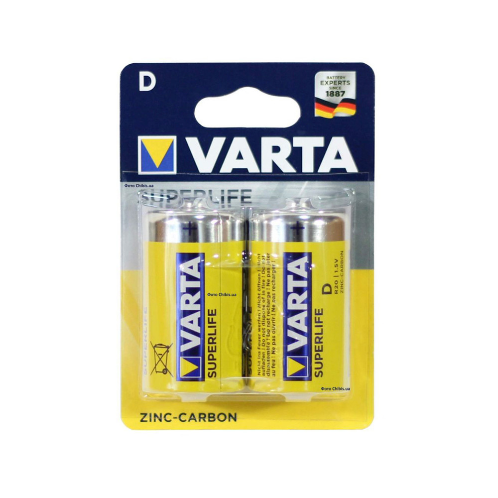 Батарейка Superlife Baby 1.5V-R14Р/C (2шт)6304