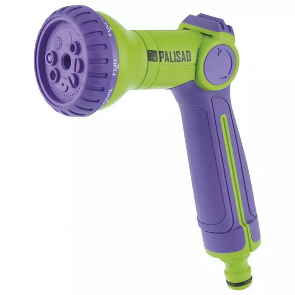 Пистолет-распылитель ,8-режимный, двухкомпонентная рукоятка PALISAD/65160