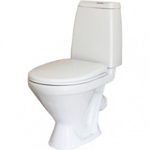 Унитаз компакт Кама белый эконом