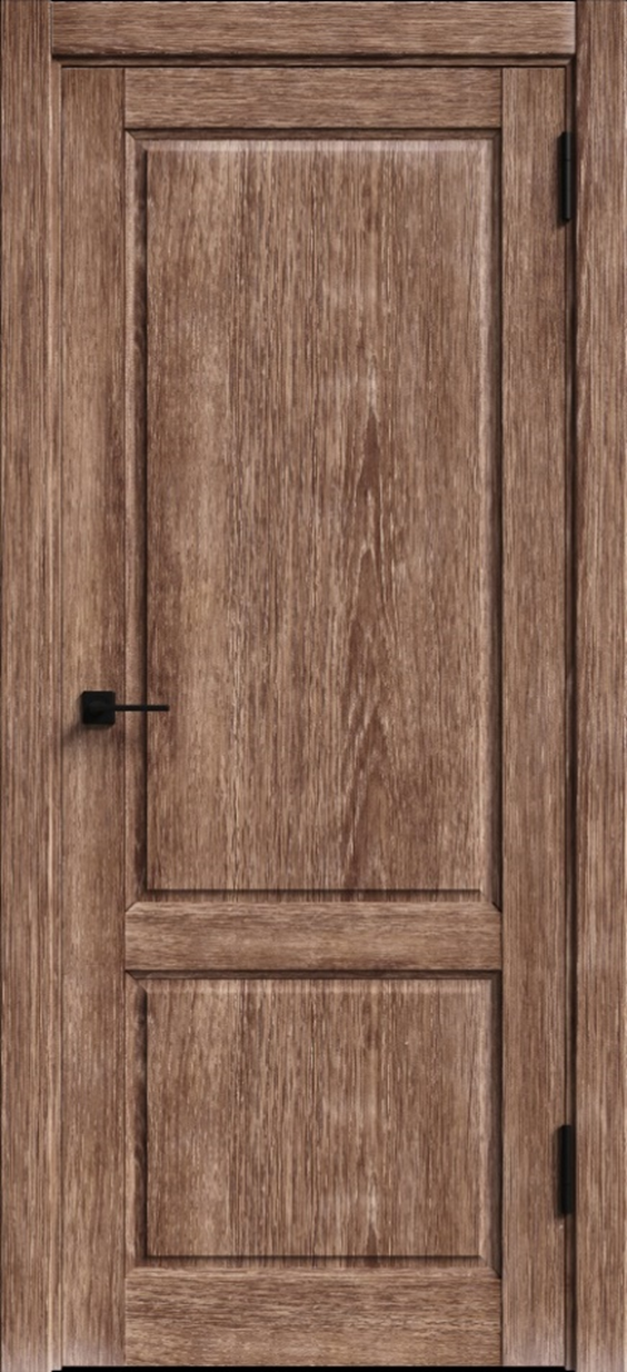 Дверь  ПВХ глухое Ода Орех Пекан 600