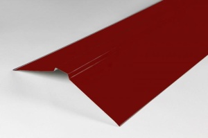 Планка конька плоского ПЭ-01-3005-ОН (красный) 150х150х2000