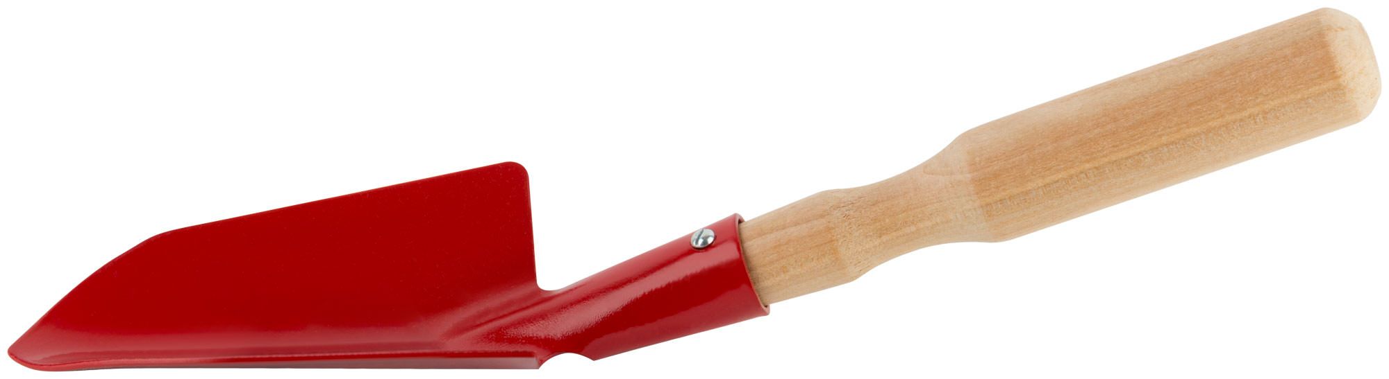 Совок посадочный с деревянной ручкой широкий /76801