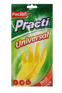 Перчатки Paclan Universal желтые L