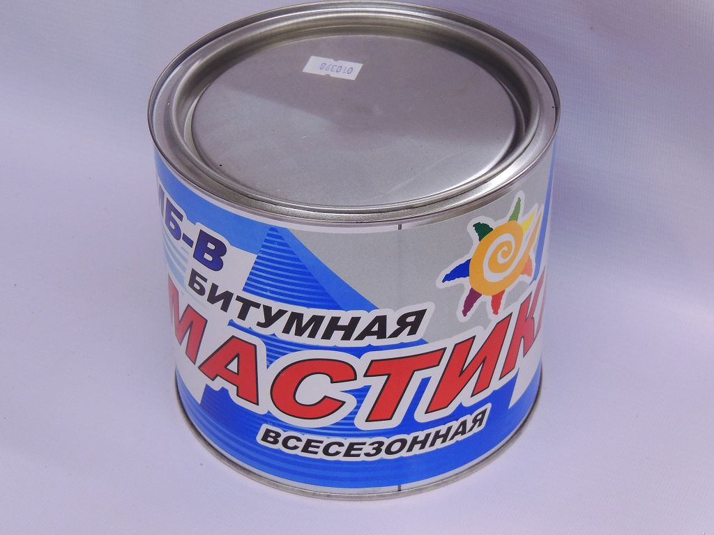 Мастика битумная,всесезонная,МБ-В, 0,9кг/4978