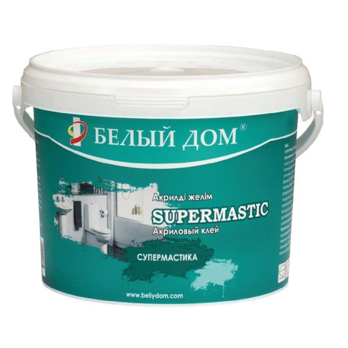 Клей акриловый Супермастика 4,0кг/30956