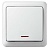 Выключатель 751-0200-111 VIOLA с подсветкой10A.250V белый