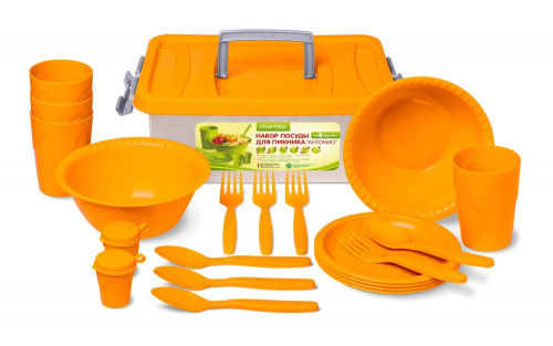 Набор посуды  для пикника 