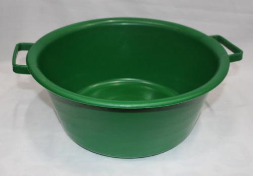 Таз 12л зеленый ПЭ Р326