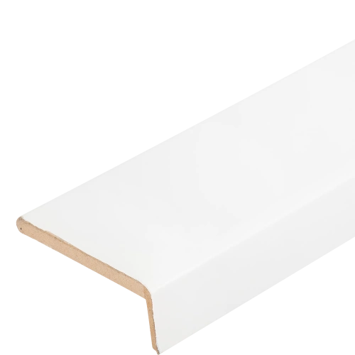 Наличник ПВХ Телескоп плоский 8*70*2150 Софт тач-white/35803