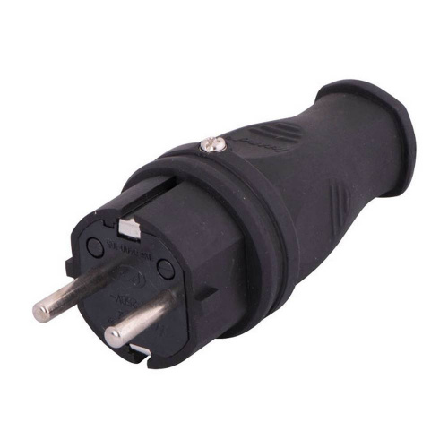 Эл вилка 106-0400-0105/105 16А 220V (каучук)