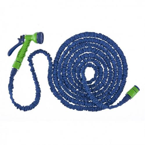 Шланг: Изготовлен из двухслойного латекса, внешний слой из полиэфирного волокна. Растягивается в три