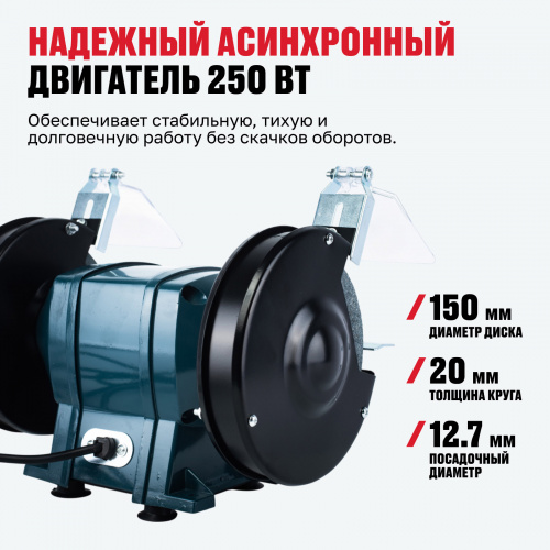 Станок точильный ALTECO Standart BG 250-150