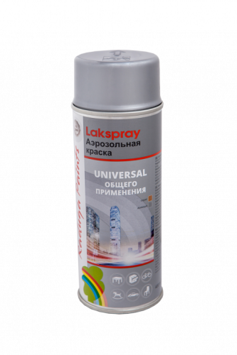 Краска-аэрозоль Радуга алюминиевый 400мл