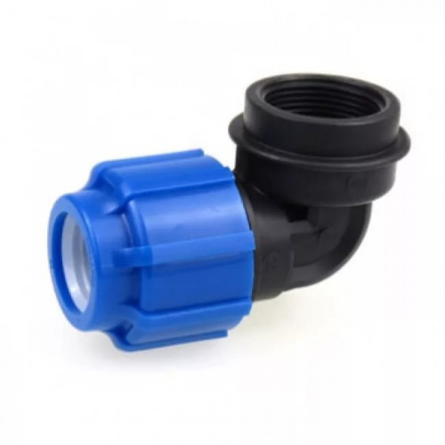 ПЭ-отвод с вн.резьбой d25*1/2 черн