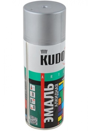 Аэрозоль эмаль (KU-1018 серая,520мл)