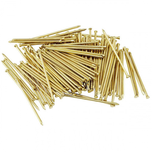 Гвозди финишные 1,4х25мм латунь 60шт (8361-26)