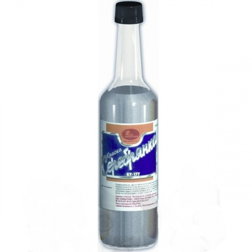 Краска БТ-177 серебро 0,5л Новбытхим