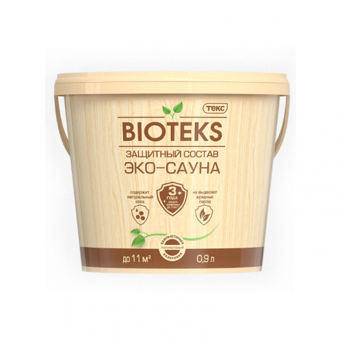 Состав защитный Эко-Сауна BIOTEKS AD п/мат 0,9л