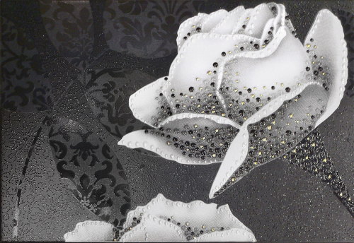 Кафель настенный Декор-панно 400х275 Монро 2 цветок/13шт/